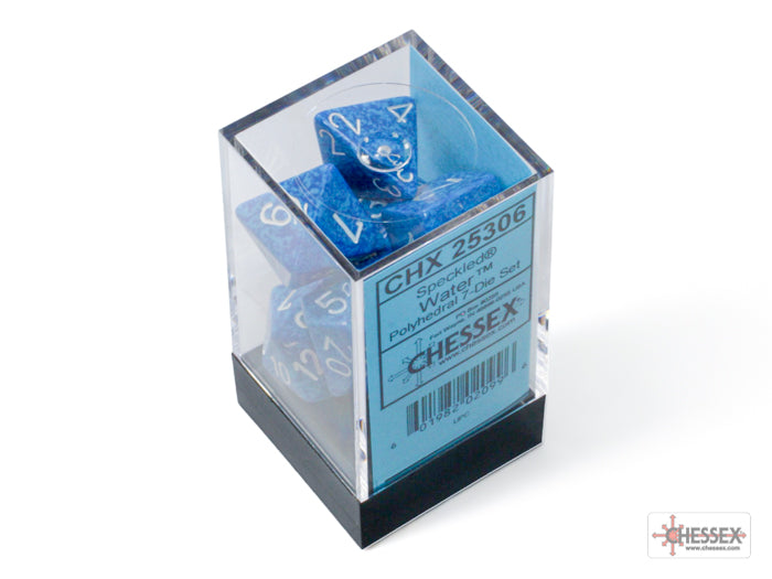 Chessex Speckled: 7Pc Water Dice- Dés