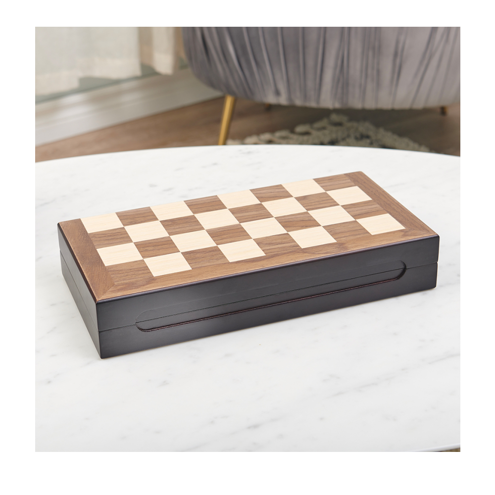 Jeu d'échecs et de dames de luxe (ML)