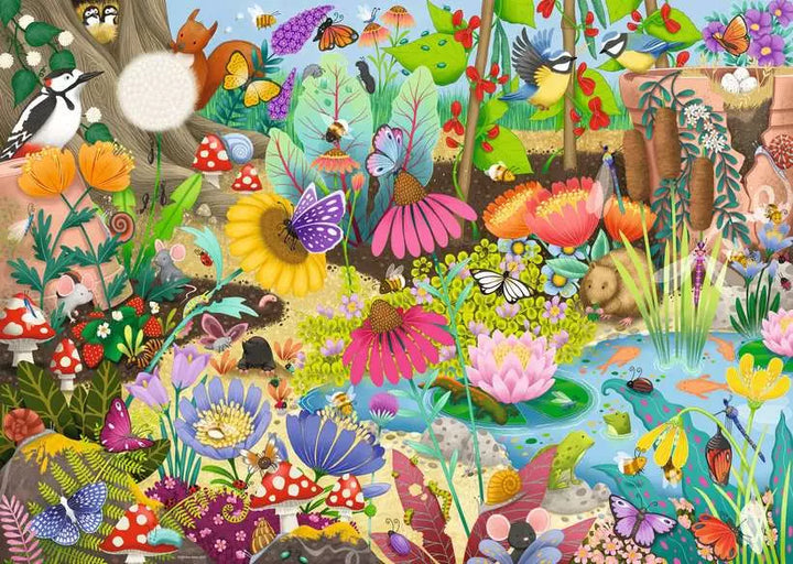 Puzzle Ravensburger Little Garden World 1000 pcs - Achat en ligne