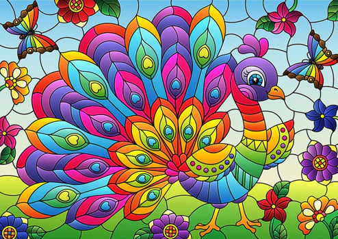 Puzzle Yazz Peacock 1000 pcs - Achat en ligne