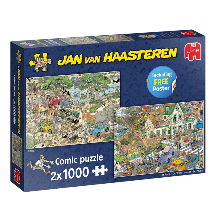 Puzzle 2 X 1000: Safari / The Storm, JvH