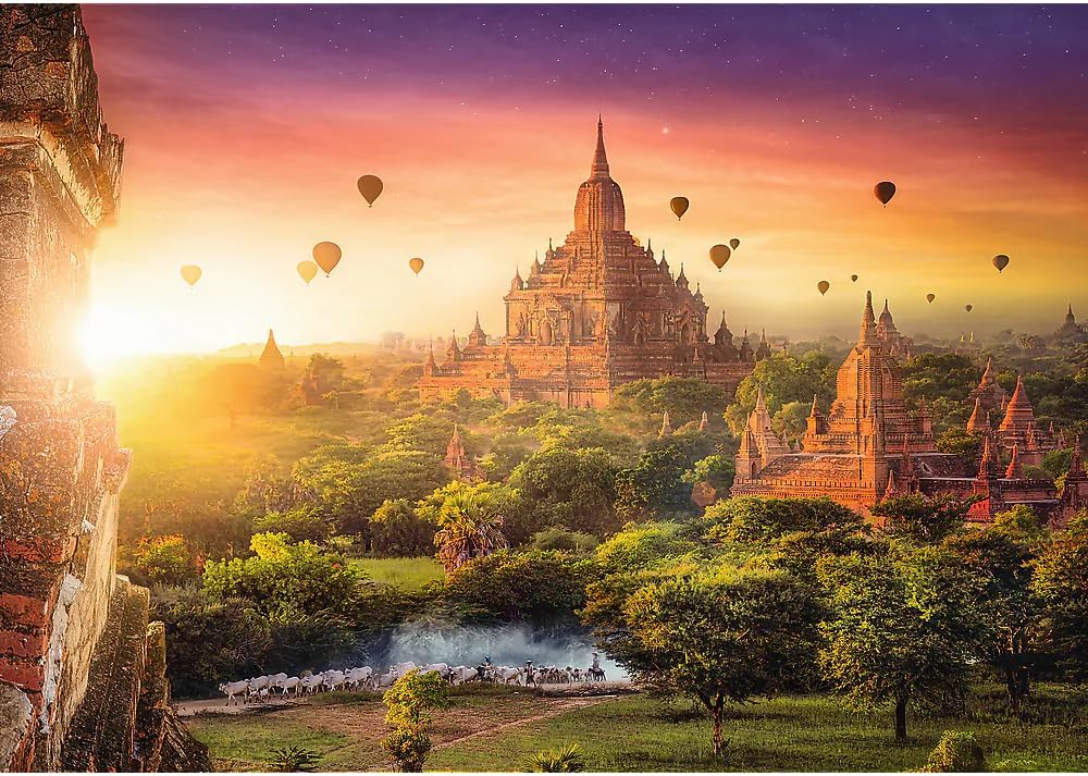 Les temples de Bagan, Birmanie (1000 pcs)