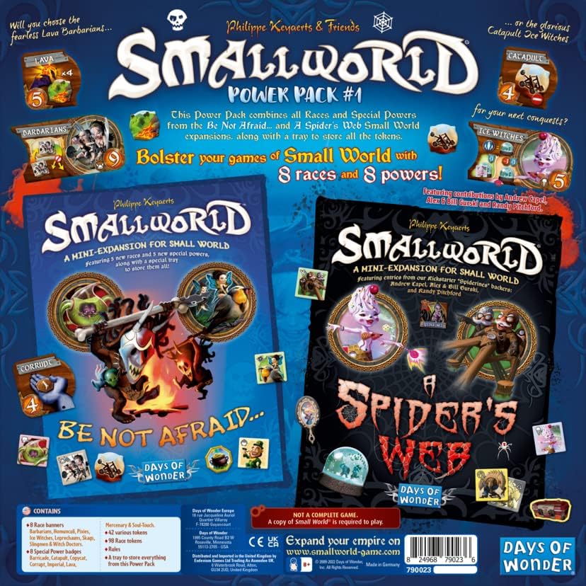 Small World: Power Pack #1, extension jeu de socitété famille