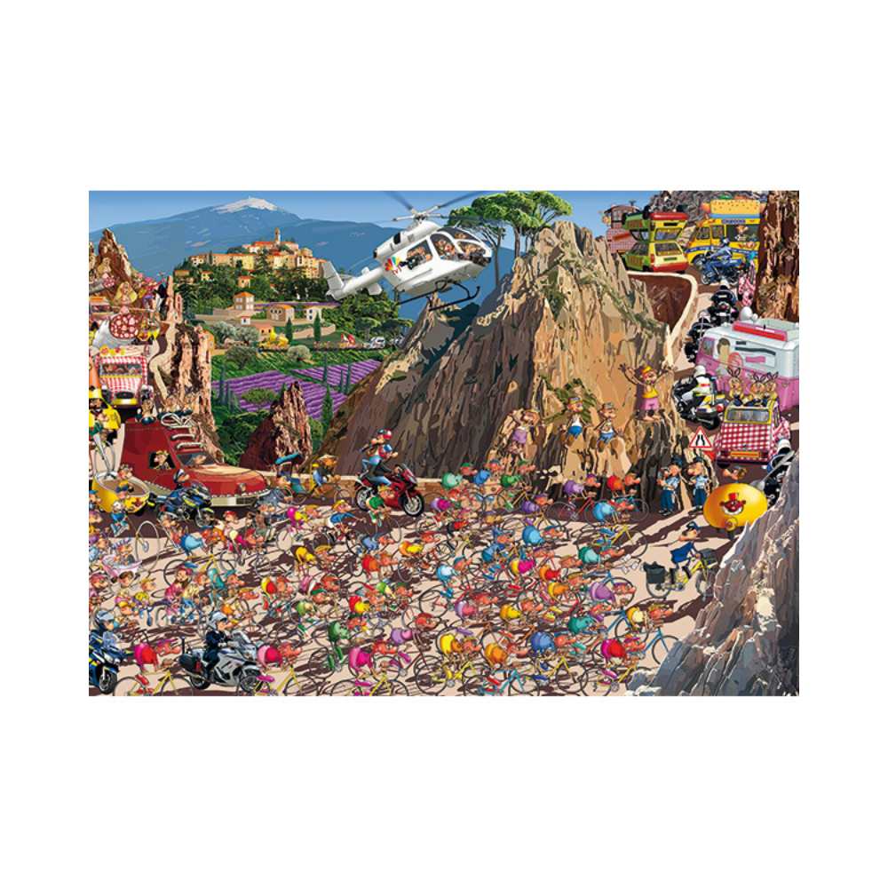 Puzzle Piatnik Course de velo par F. Ruyer 1000 pcs