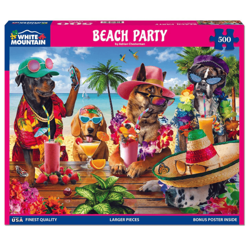 Beach Party White Mountain Puzzle