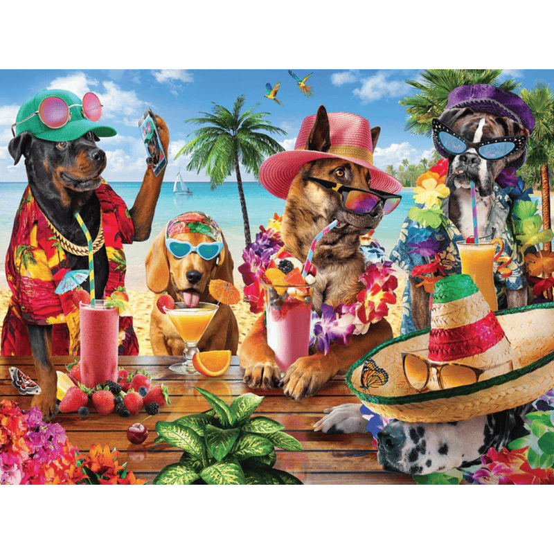 Beach Party White Mountain Puzzle