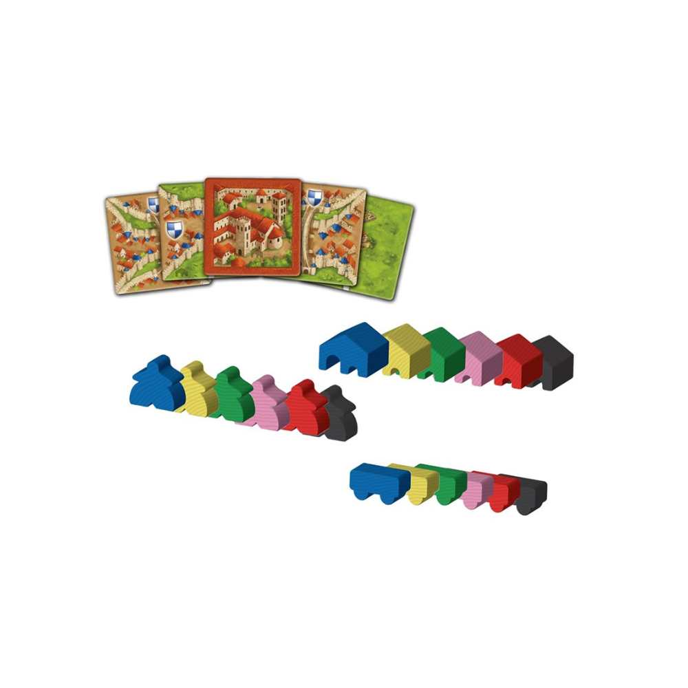 Carcassonne: Abbey & Mayor Exp 5, jeu de société - version anglaise