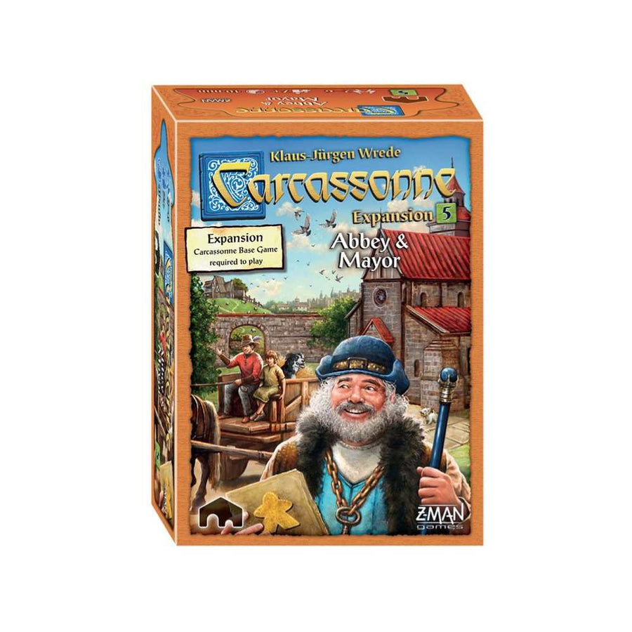 Carcassonne: Abbey & Mayor Exp 5, jeu de société - version anglaise