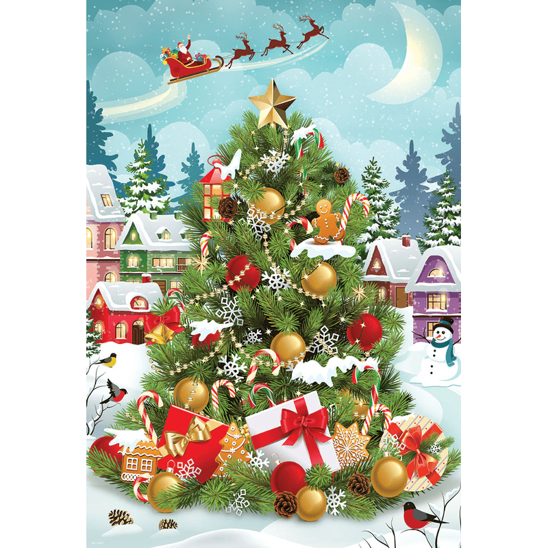 EuroGraphics Christmas Tree 550-Piece Puzzle