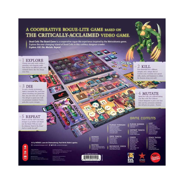 Dead Cells: The Rogue-Lite Board Game jeu de socété - version anglaise