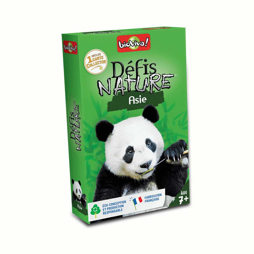 Défis Nature / Asie jeu de carte pour enfants Bioviva