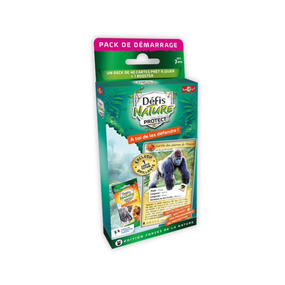 Défis Nature Protect - Pack de démarrage: Gorille jeu de cartes