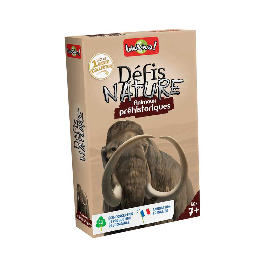 Défis Nature / Animaux préhistoriquesjeu de cartes éducatif enfants 7 ans