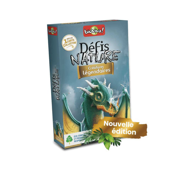 Défis Nature / Créatures légendaires jeu de cartes éducatif enfants 7 ans