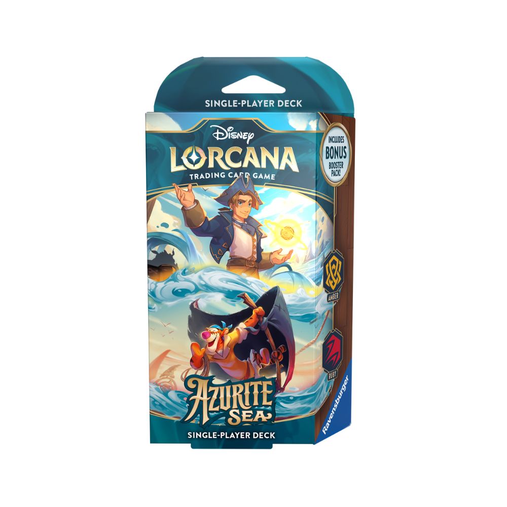 Disney Lorcana: Azurite Sea - Starter Deck - Jim Hawkins/Tigger