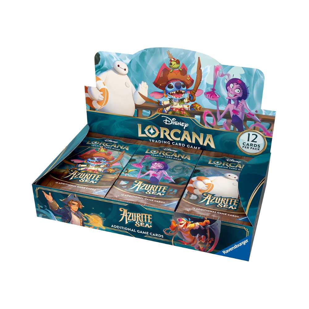 Disney Lorcana: Azurite Sea - Booster - Display Case - Achat en ligne