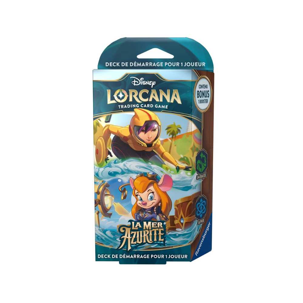 Disney Lorcana: La Mer d'Azurite Deck de démarrage Go Go Tomago/Gadget