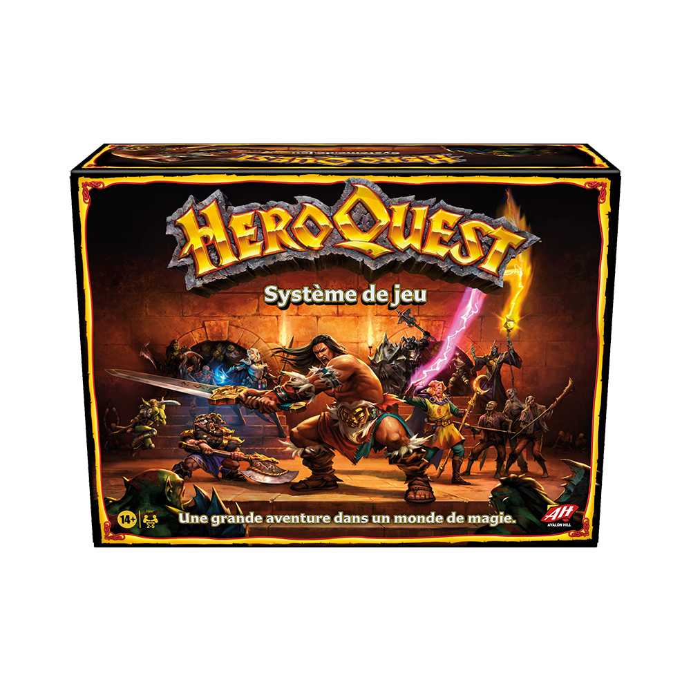 HeroQuest, jeu de société stratégie - Achat en ligne à L'As des jeux