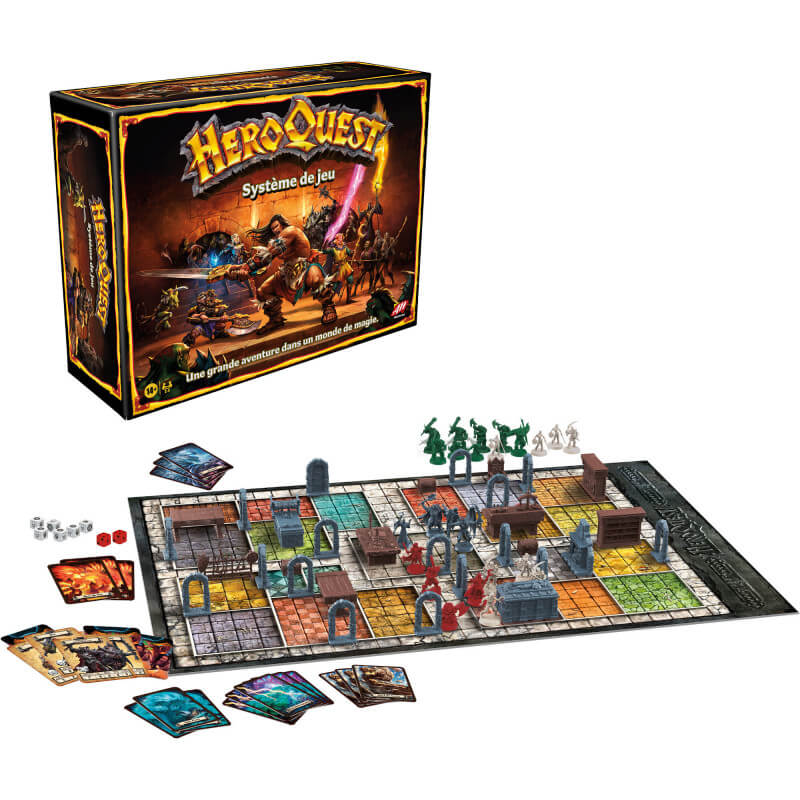 HeroQuest, jeu de société stratégie - Achat en ligne à L'As des jeux