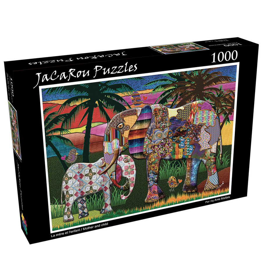 Puzzle JaCaRou La mère et l'enfant | Mother And Child 1000 pcs - Achat en ligne