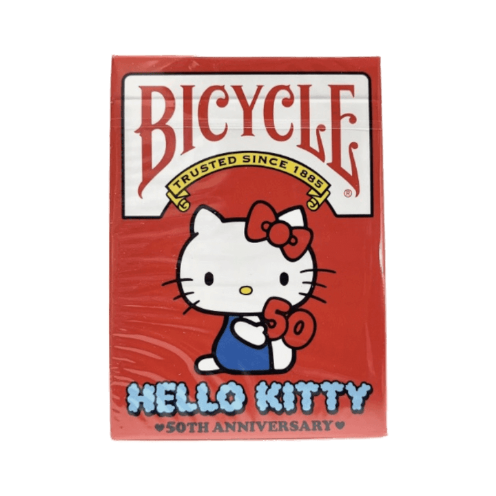 Cartes à jouer/Playing cards - Bicycle - Hello Kitty 50e anniversaire 