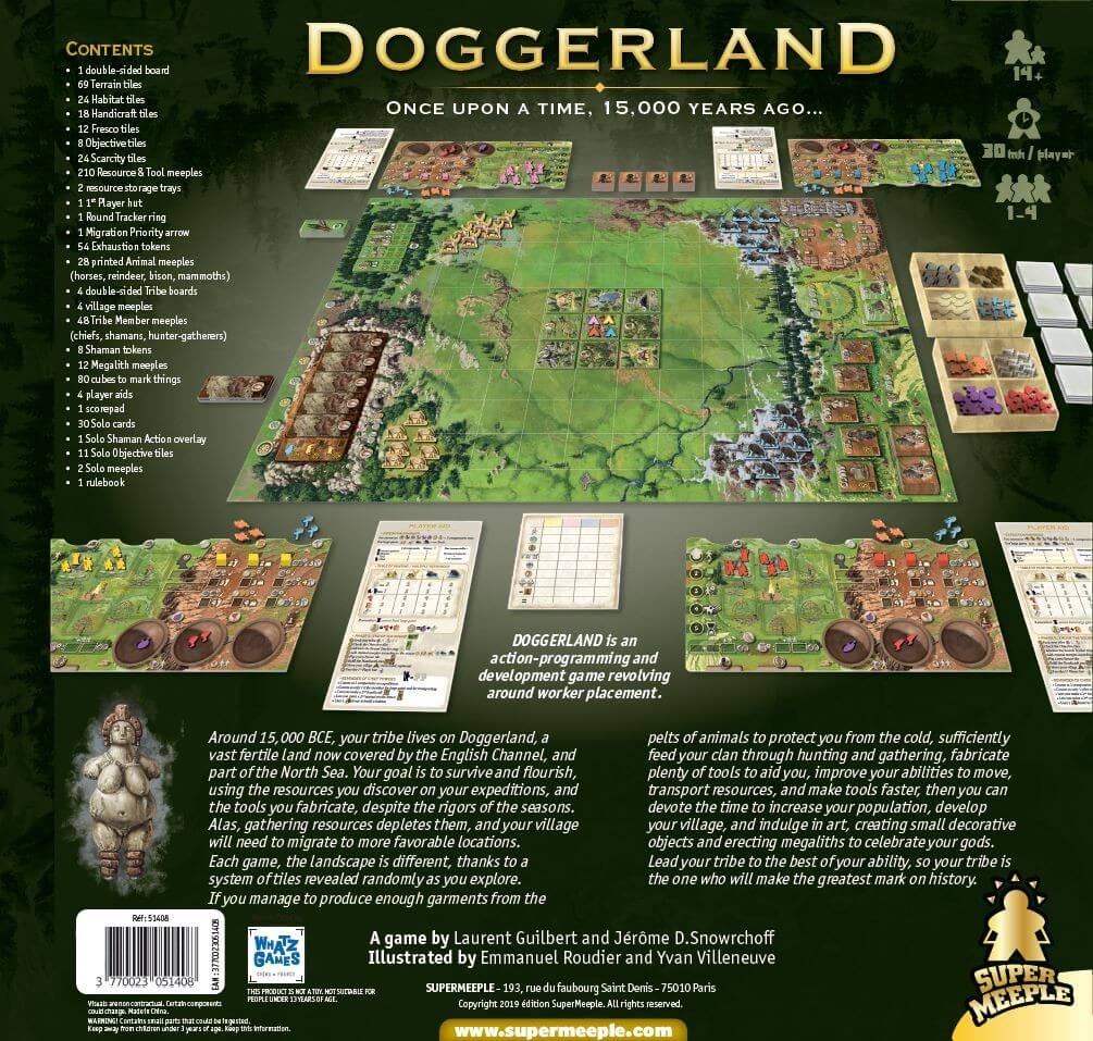 Doggerland, a strategic board game | Buy online L'As des jeux Canada