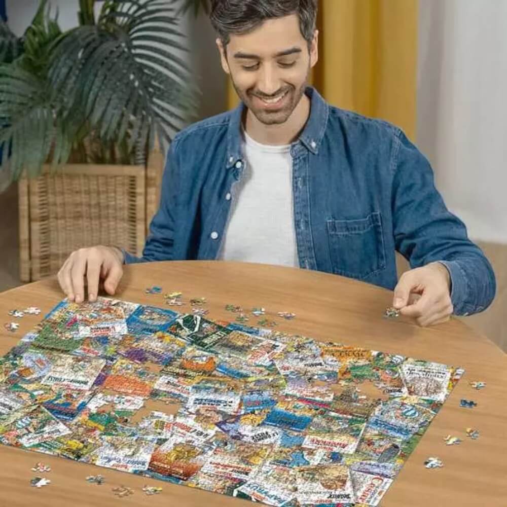 Les albums d'Astérix casse-tête Nathan Puzzle 1000 pcs| Achat en ligne