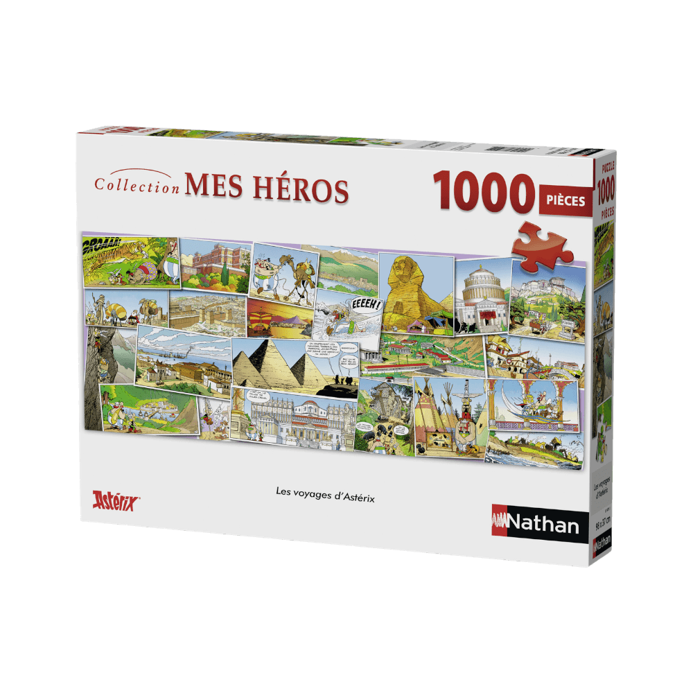 Les voyages d'Astérix casse-tête Nathan Puzzle 1000 pcs 