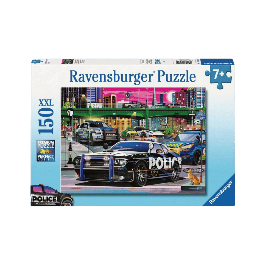 Police on Patrol -Patrouille de police casse-tête Ravensburger Puzzle 