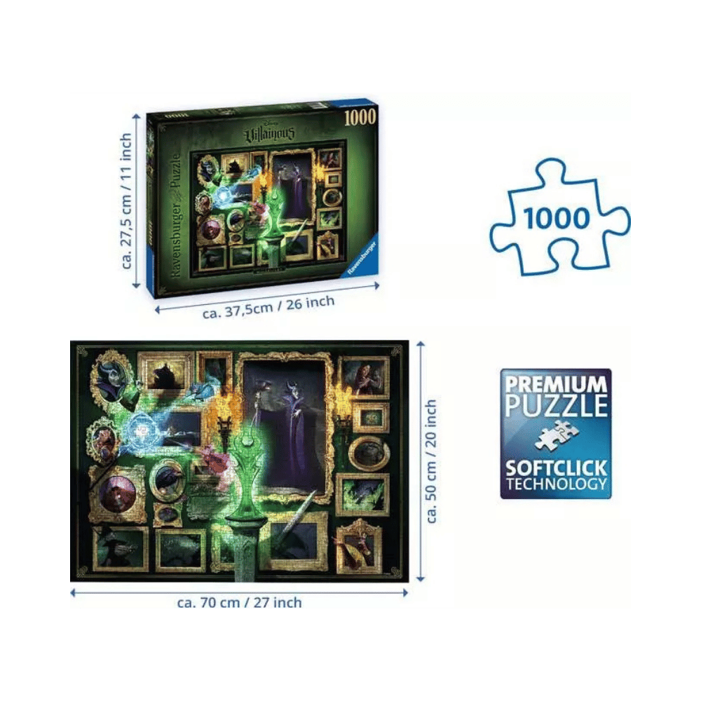 Ravensburger Disney Villainous: Maleficent Puzzle 1000 pcs