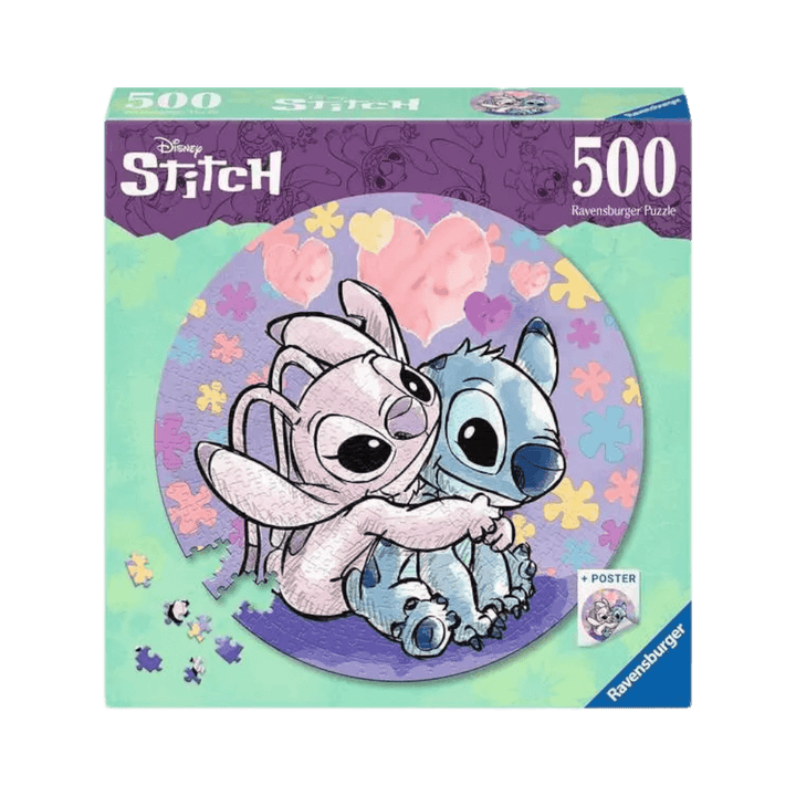 Stitch casse-tête rond Ravensburger puzzle 500 pcs | Achat en ligne