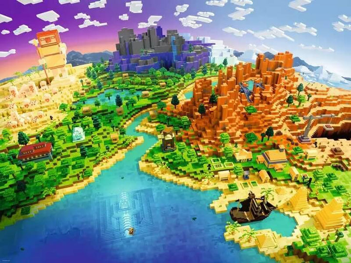 Le monde de Minecraft Ravensburger Puzzle World of Minecraft