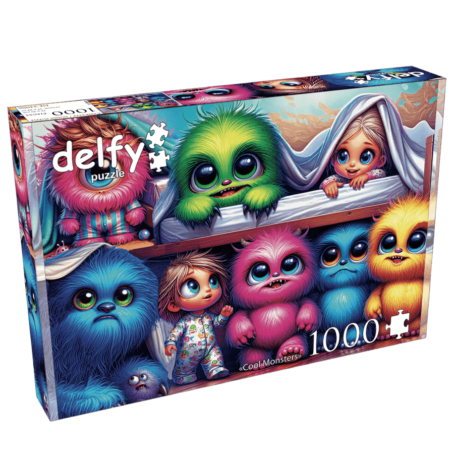 Cool Monsters Casse-tête DELFY Puzzle 1000 pieces