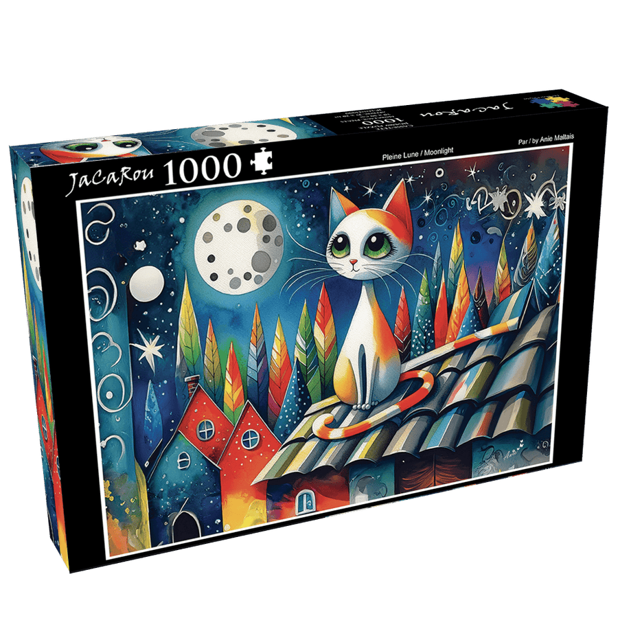 Pleine lune | Moonlight Casse-tête JACAROU Puzzle 1000 pieces