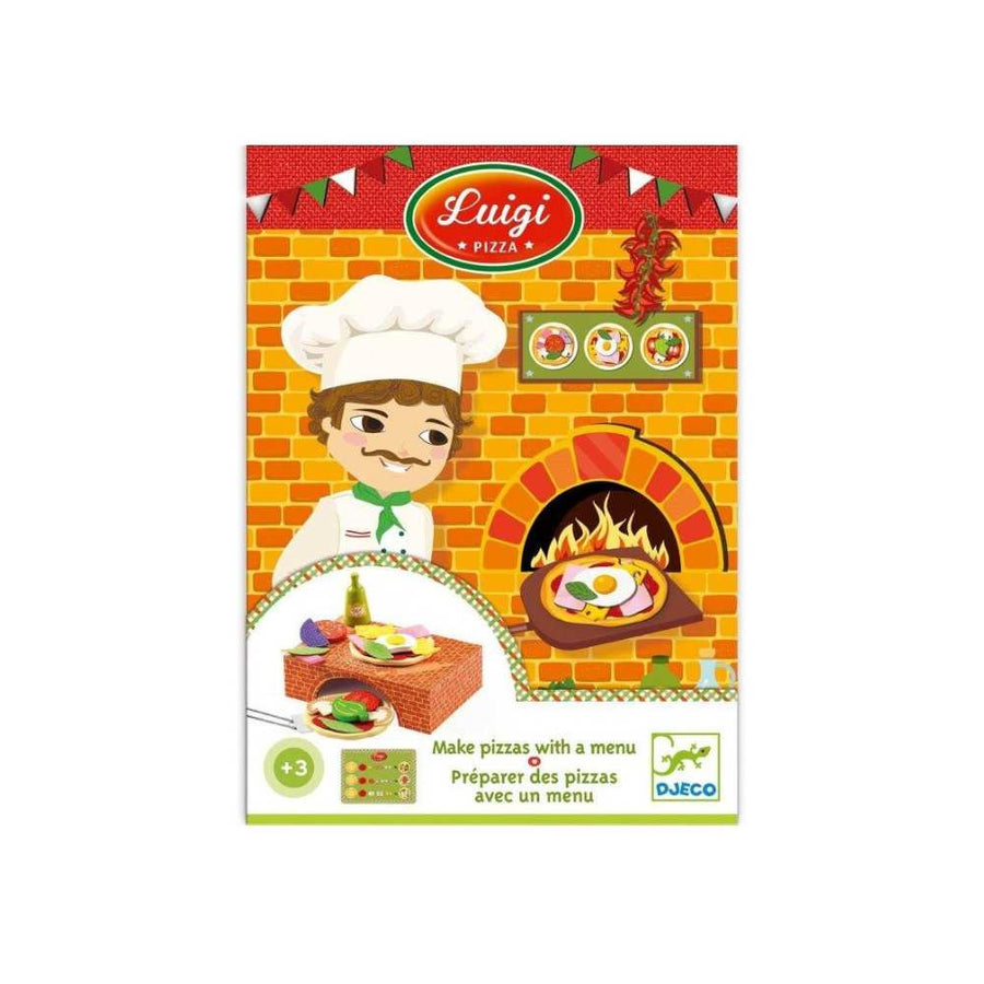 Luigi Pizza Jouet en bois et feutrine - Achat en ligne à L'As des jeux