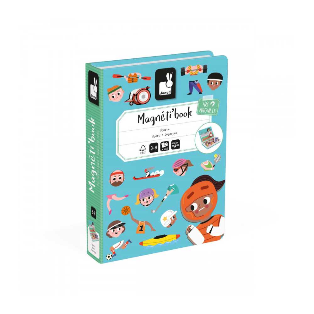 Magnetibook - Sports, jeu educatif enfants 3 ans- Achat en ligne