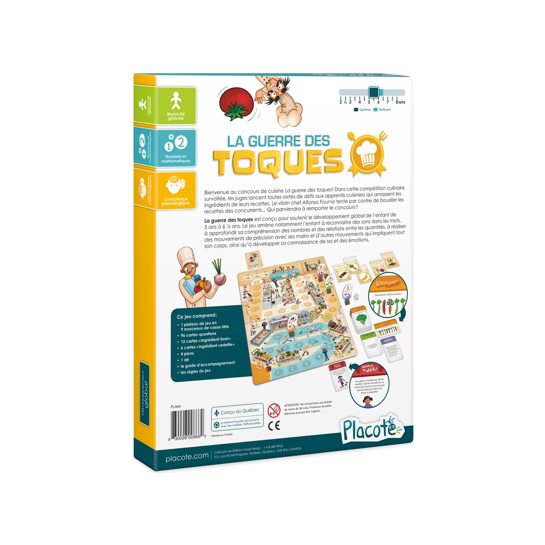 La guerre des toques, jeu éducatif enfants 5 ans - Achat en ligne