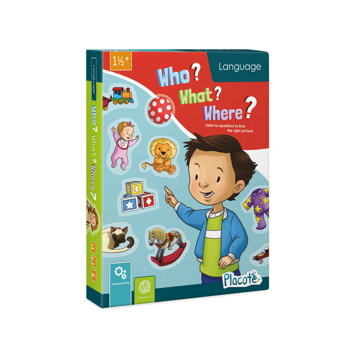 Who What Where? jeu éducatif enfants 1 an - version anglaise - Achat en ligne