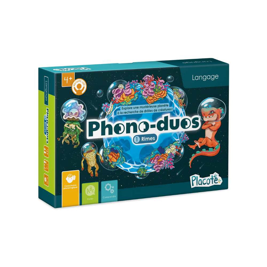 Phono-duos : Rimes, jeu éducatif pour enfants 4 ans - Achat en ligne