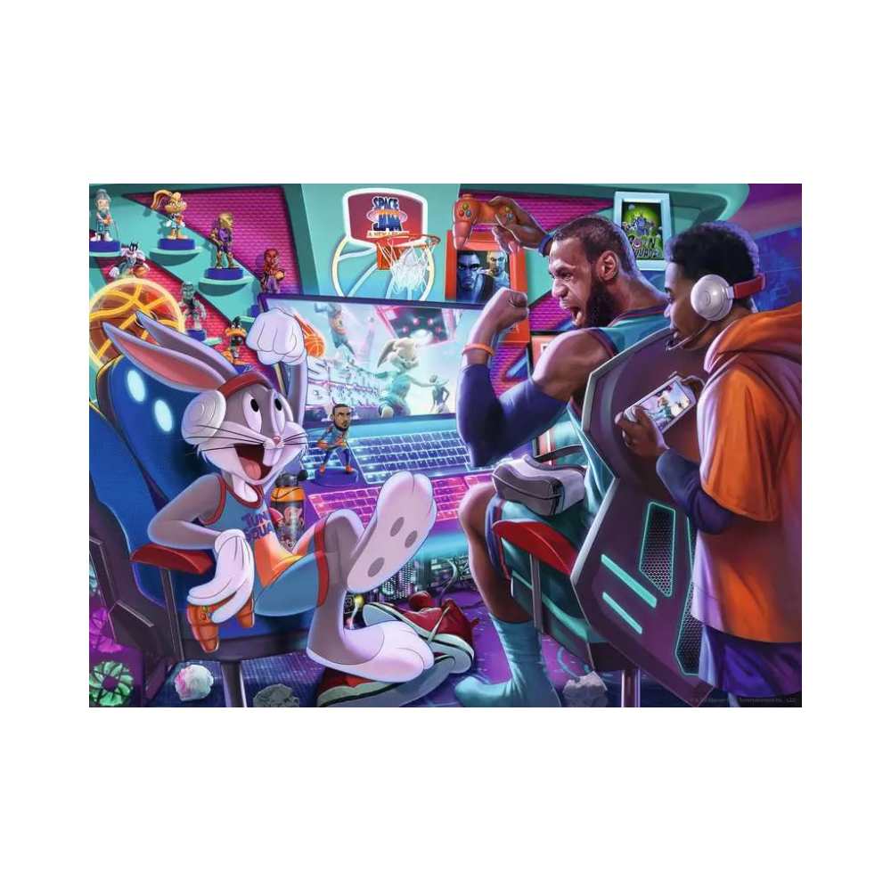 Puzzle Ravensburger 300 XXL: Space Jam Gamestation