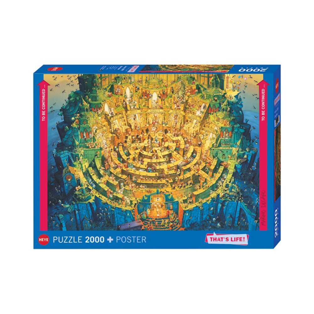 Puzzle Heye Collection Funky Zoo That's Life! Deep Down Marino Degano 