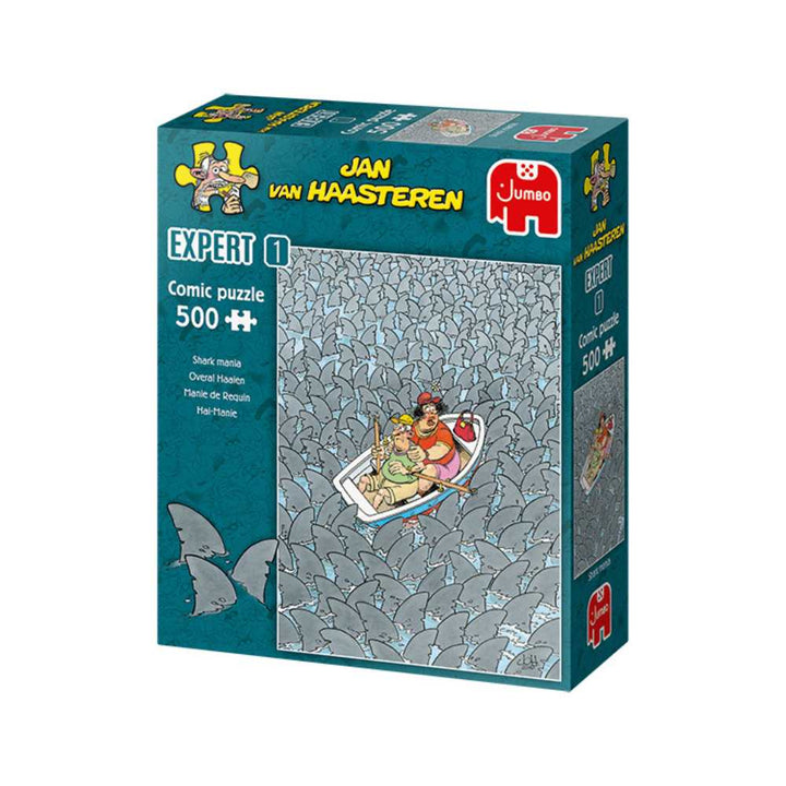 Puzzle Jumbo Collection Expert: Manie de requin Jan van Haasteren 500