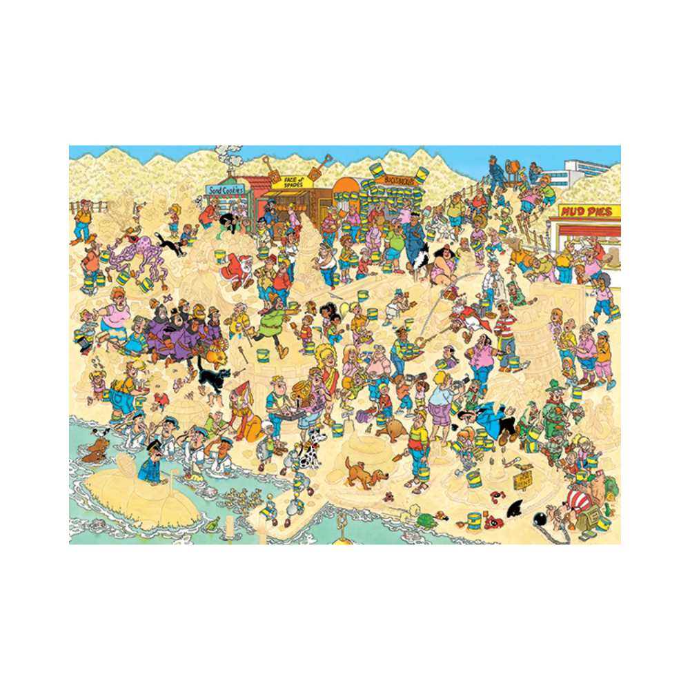 Puzzle Jumbo Sculptures de Sable de Jan van Haasteren 2000 pcs