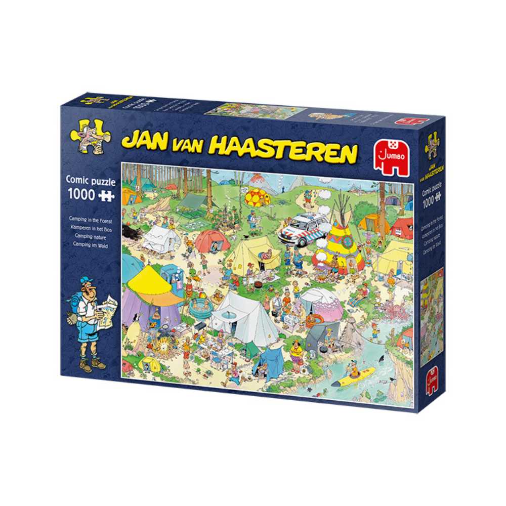 Puzzle Jumbo Jan van Haasteren Camping nature 1000 pcs