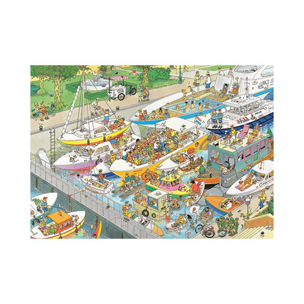 Puzzle Jumbo Jan van Haasteren L'écluse 1000 pcs 