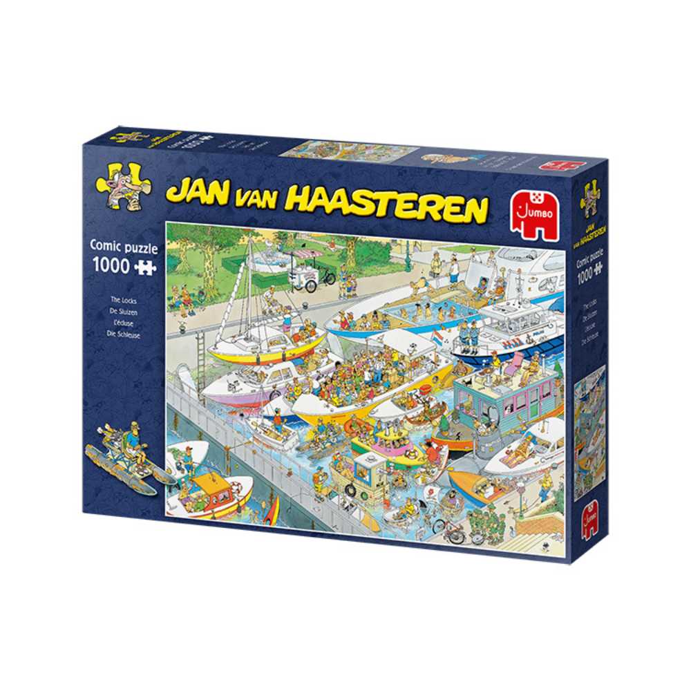 Puzzle Jumbo Jan van Haasteren L'écluse 1000 pcs 