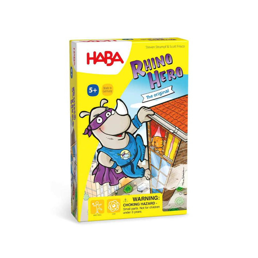 Rhino Hero, jeu de société pour enfants 5 ans et plus - L'As des Jeux