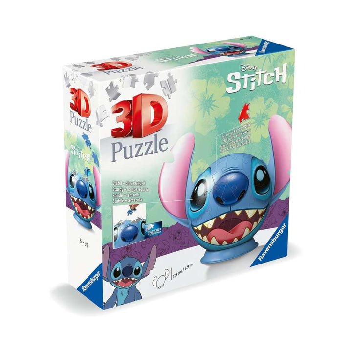 Puzzle 3D Ravensburger Stitch with Ears  (77 pcs)