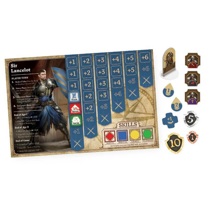 Tales of the Arthurian Knights, jeu société stratégie version anglaise