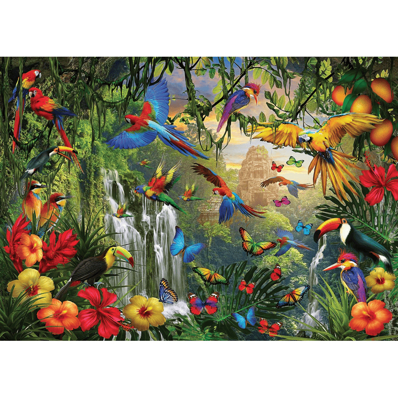 Eurographics Tropical Bird Paradise Oversize 500 Puzzle.